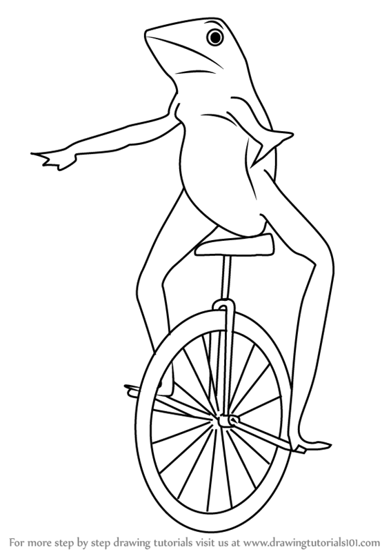 567x800 Learn How To Draw Dat Boi (Memes) Step By Step Drawing Tutorials