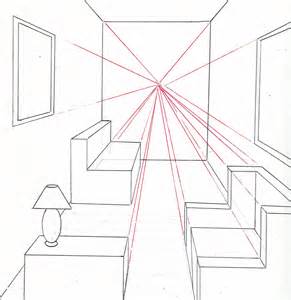 291x300 Using Two Point Perspective Drawings Living Room