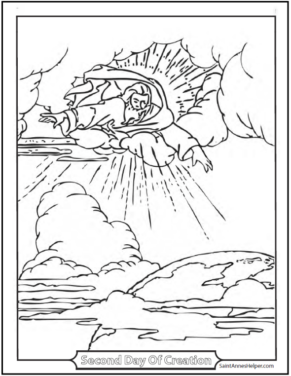 590x762 Ten Commandments Coloring Pages