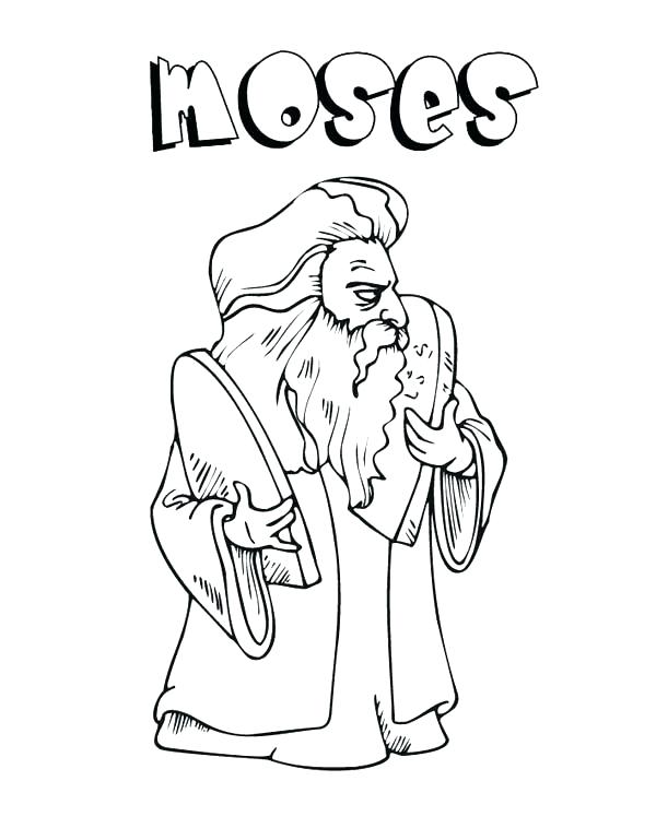 600x769 Ten Commandments For Kids Coloring Pages Ten Commandments For Kids