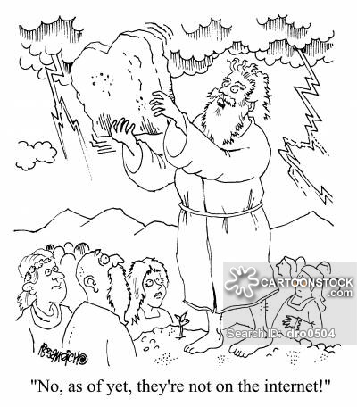 400x456 The Ten Commandments Cartoons And Comics