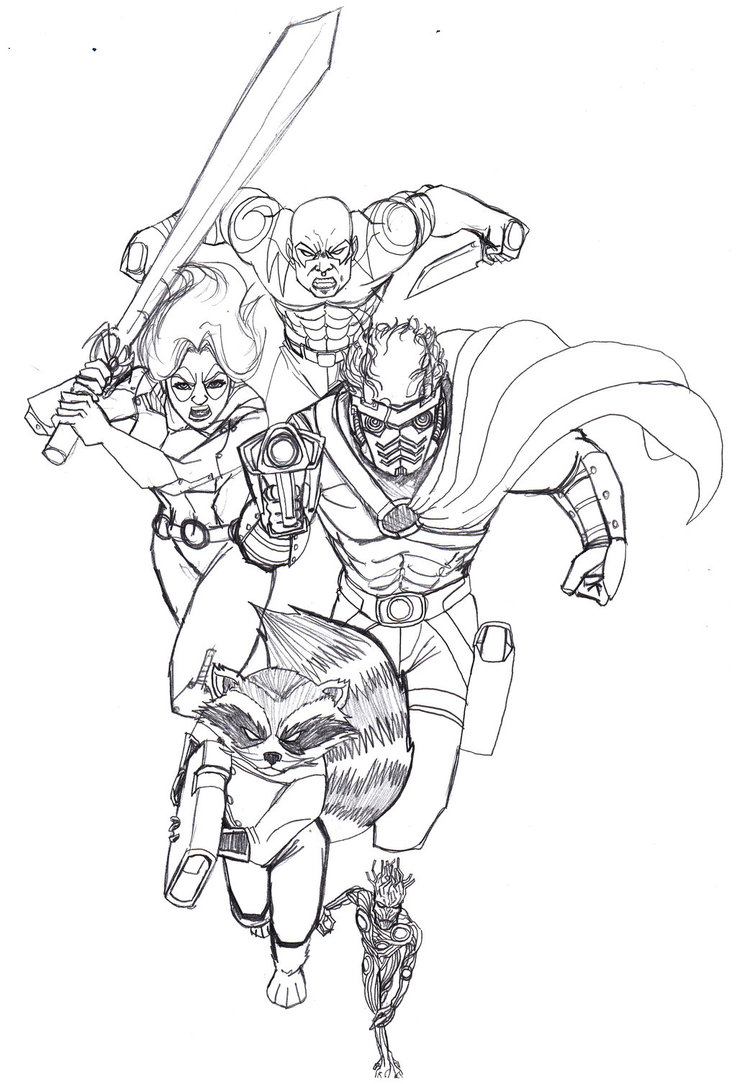 737x1084 Picture A Day 100 The Guardians Of The Galaxy By