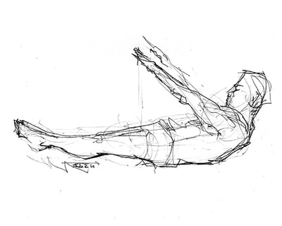 400x320 The Pilates Mat Series Drawing Project