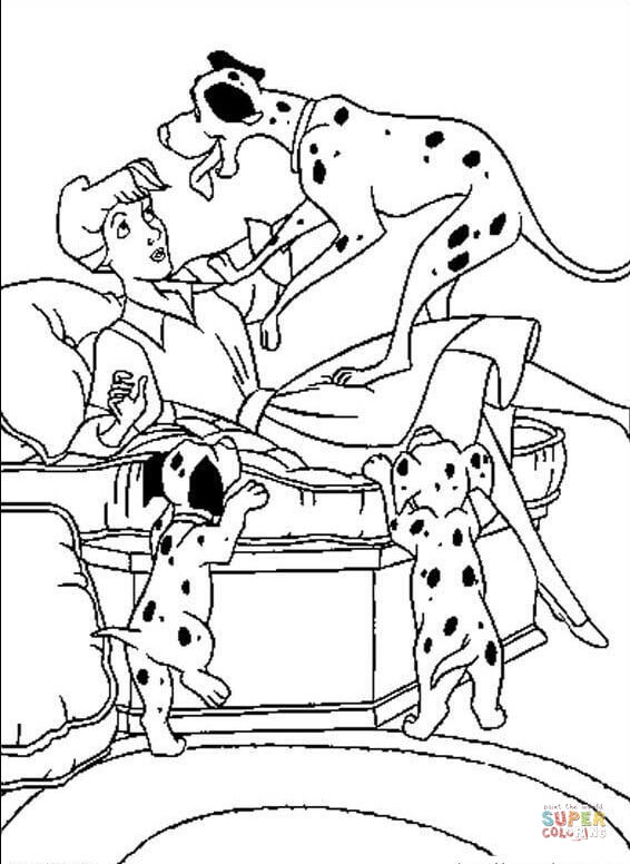 566x776 101 Dalmatians Coloring Pages Free Coloring Pages