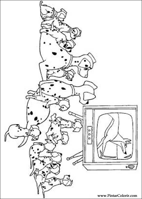 567x794 Drawings To Paint Amp Colour 101 Dalmatians