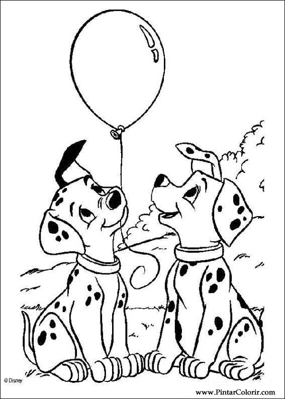 567x794 Drawings To Paint Amp Colour 101 Dalmatians