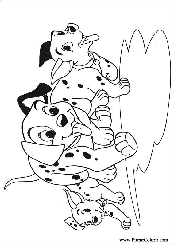 567x794 Drawings To Paint Amp Colour 101 Dalmatians