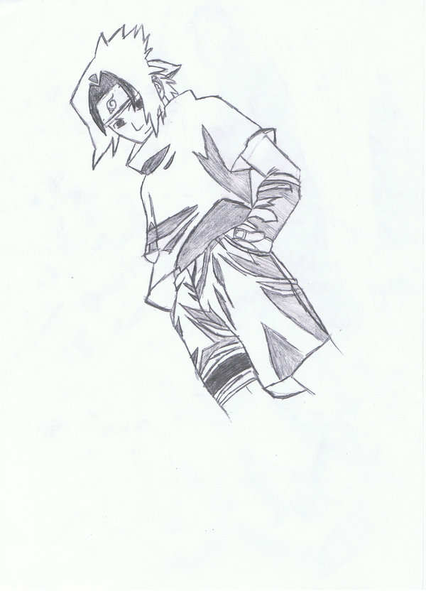 600x832 Sasuke Sketch By Trumpet Player 101