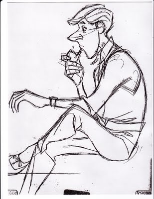 309x400 Animation Drawing Roger From 101 Dalmatians, Disney I'M Going