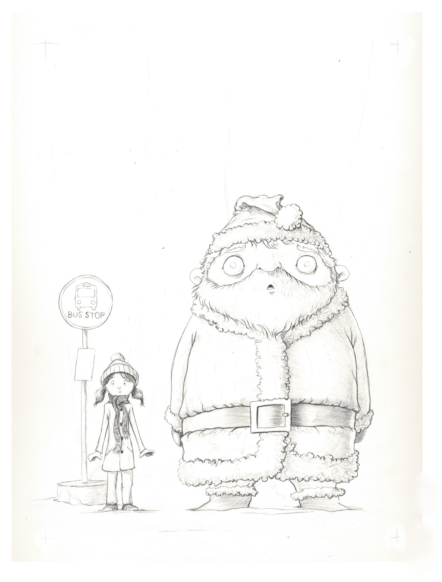 1425x1875 12 Drawings Of Christmas December 24th Made Of Lines