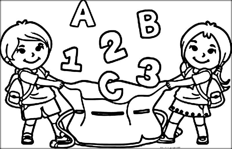 800x516 Boy And Girl 123 Numbers Coloring