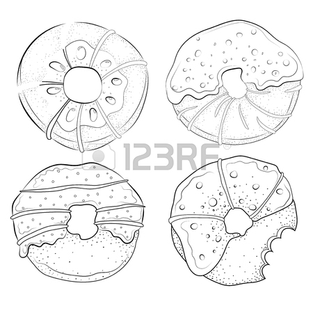 450x450 Vector Illustration Of A Hummingbird. Drawing With Ornaments