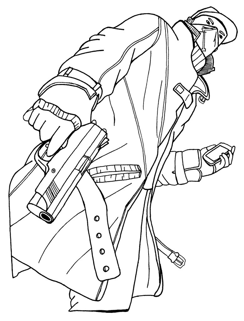 780x1024 Watch Dogs Drawing By Dustinkleesh