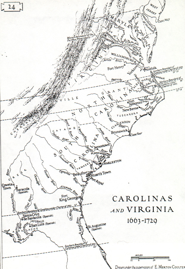 622x904 The Colonies The Carolinas