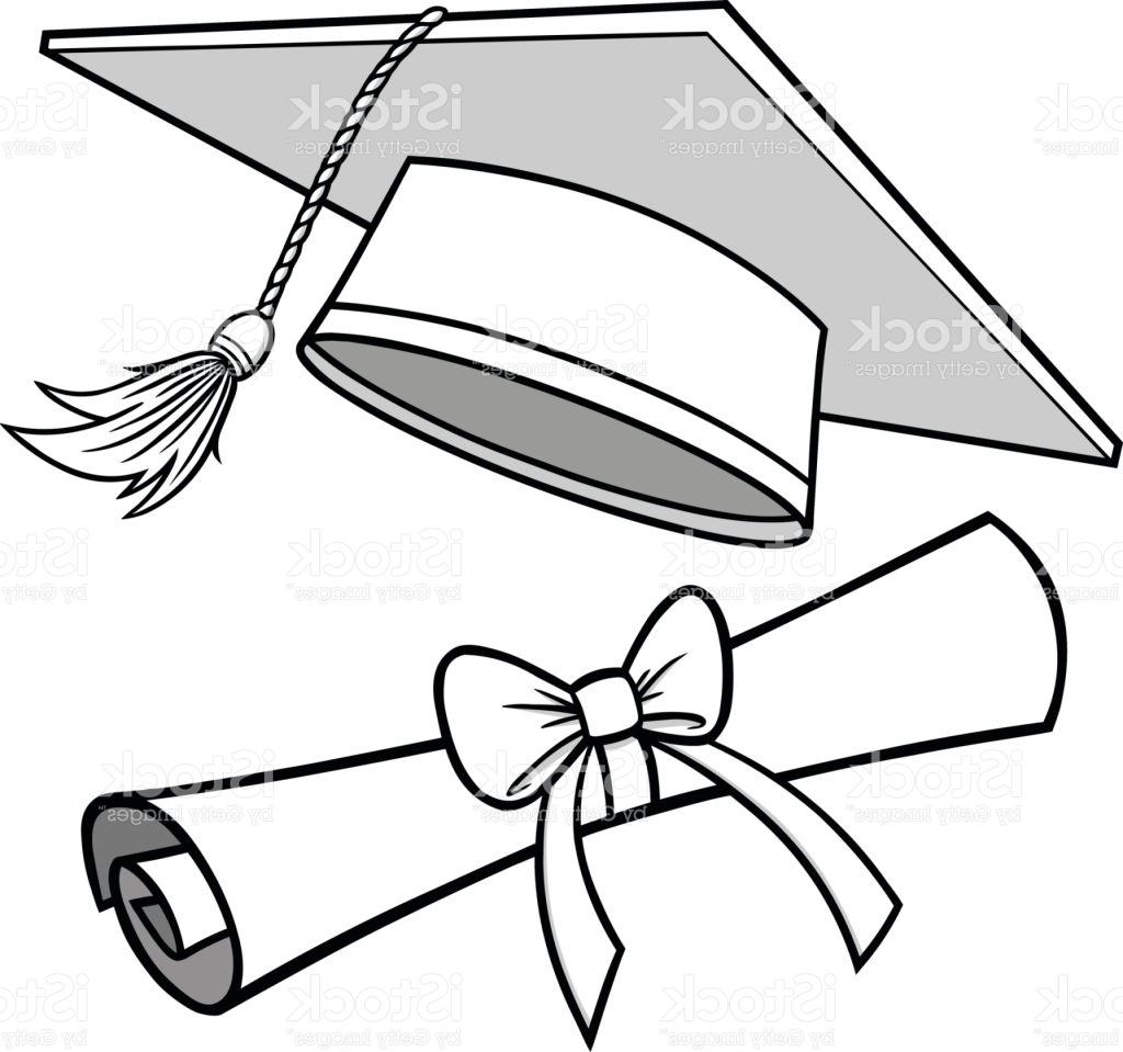 1024x959 Drawing Of Graduation Cap Best 15 Graduation Cap And Diploma