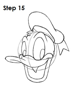 300x388 How To Draw Donald Duck
