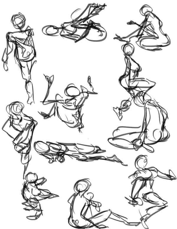 600x776 Gesture Drawings Lindsey Anderson's Art Blog