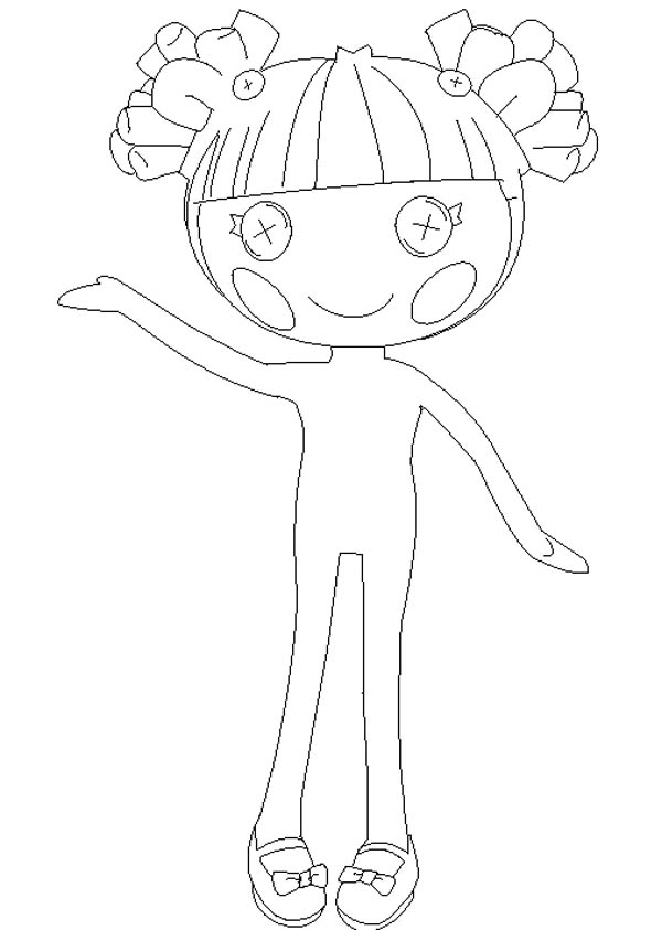 600x843 Hoe To Draw Lalaloopsy Coloring Page Color Luna