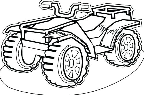 500x331 18 Wheeler Coloring Pages Unique Four Wheeler Coloring Pages Kids