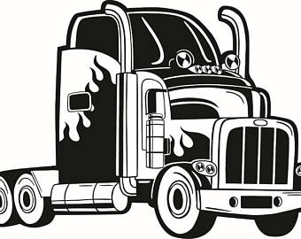 340x270 Truck Driver 8 Trucker Big Rigg 18 Wheeler Semi Tractor