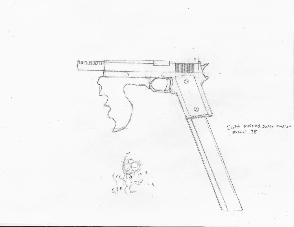 1016x786 Colt Super 38 M1911a1 Machine Pistol By Czproductions