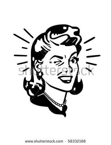 360x470 Retro Woman Winking