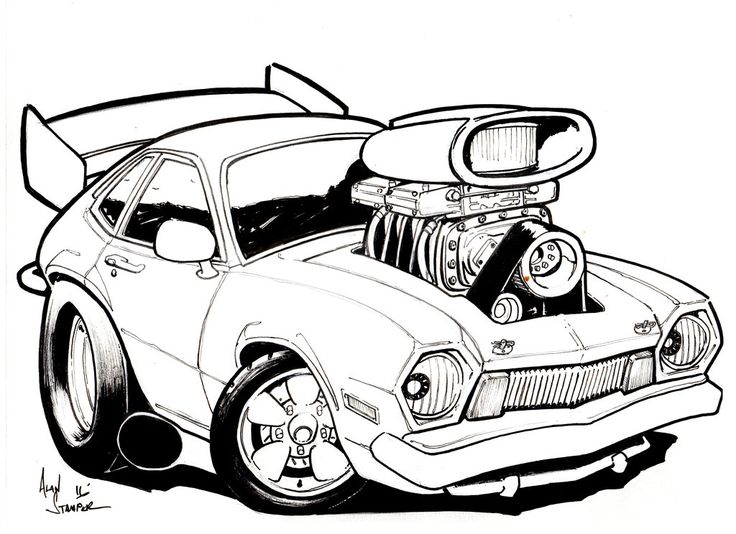 736x534 1191 Best Car Art Images On Cartoon Art, Cars Toons