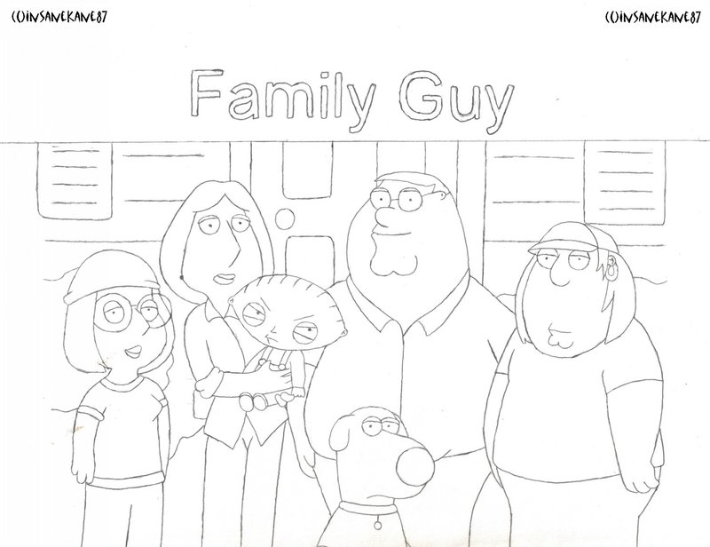 800x616 1st Family Guy Drawing 2003 By Insanekane87