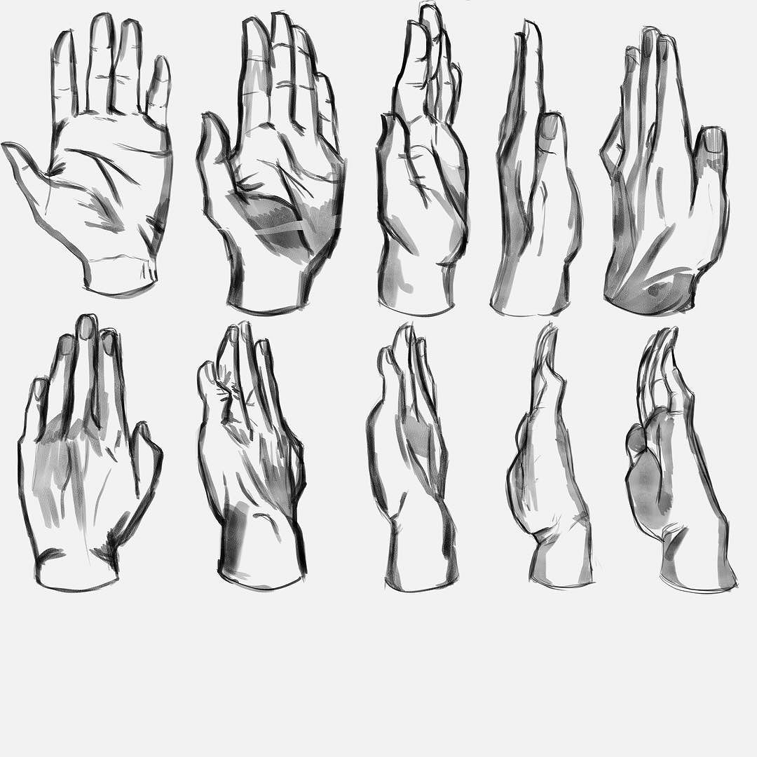 1080x1080 Day 2 Of The My Hand Studies.