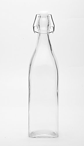 289x500 Buy Godskitchen Square Colorful Bottle With Swing Top Cap 1 Litre