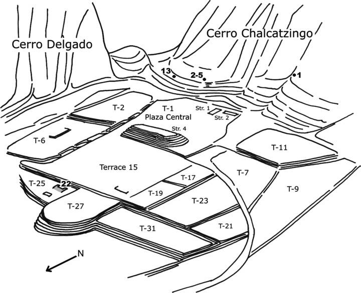 720x584 2. Perspective Drawing Of Chalcatzingo's Terraces