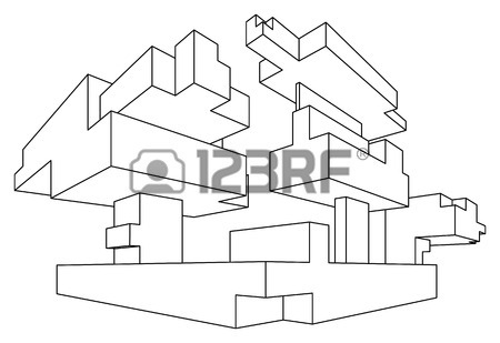 450x309 124 Two Point Perspective Stock Vector Illustration And Royalty