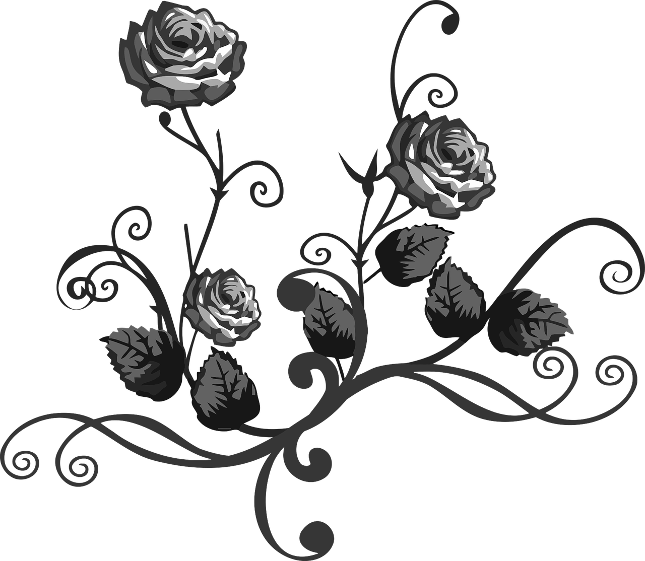 1280x1114 How To Make Drawing Of Rose 14 Free Printable Rose Stencils
