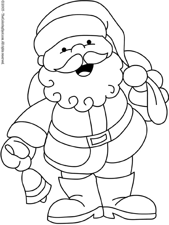 540x720 Santa Claus 2 Free Printable Coloring Pages For Kids Coloring