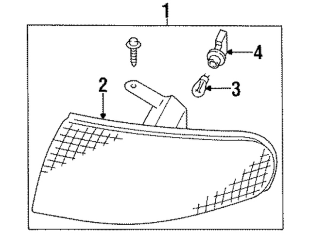 640x480 Nissan Genuine Oem Usdm Right Clear Corner Light