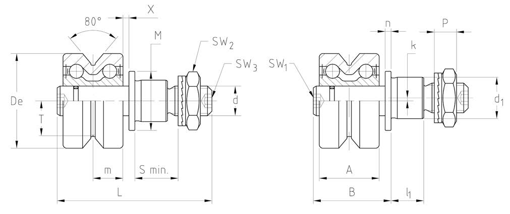 1011x425 3d Models Nadella Floating Guide Rollers