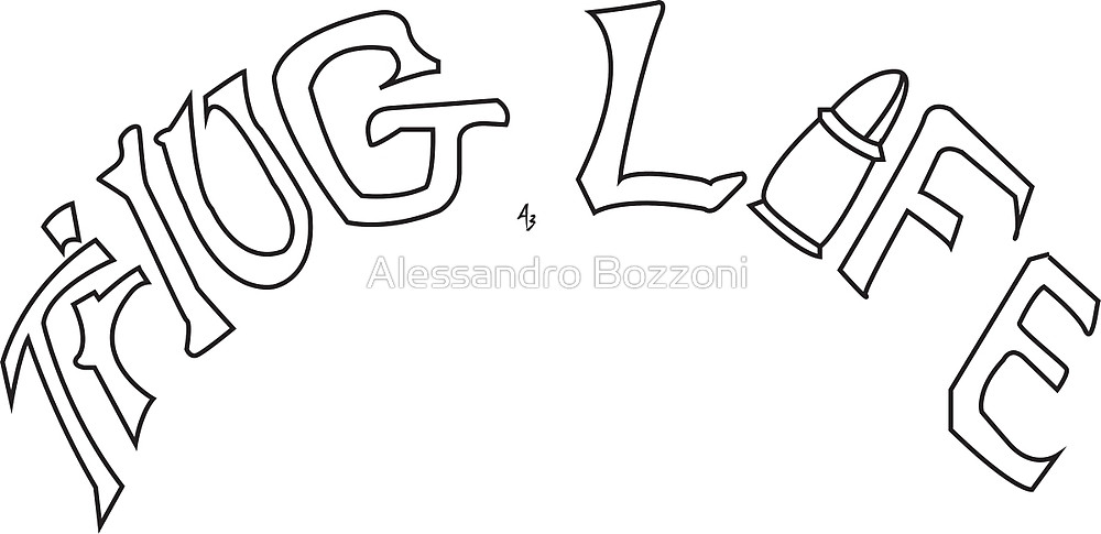 1000x485 Thug Life Tattoo Design By Alessandro Bozzoni