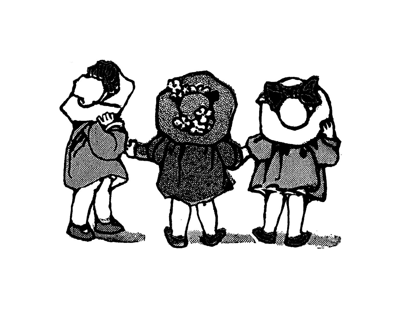 1600x1236 Digital Stamp Design Free Child Digital Stamp 3 Girls Wearing