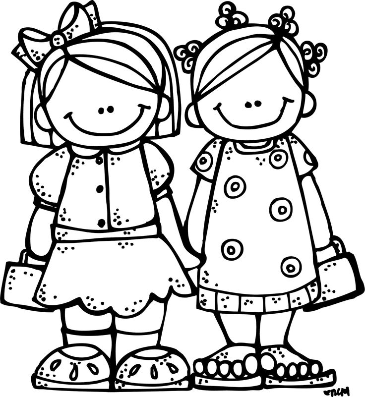 736x801 Photos Friendship Drawings For Children,