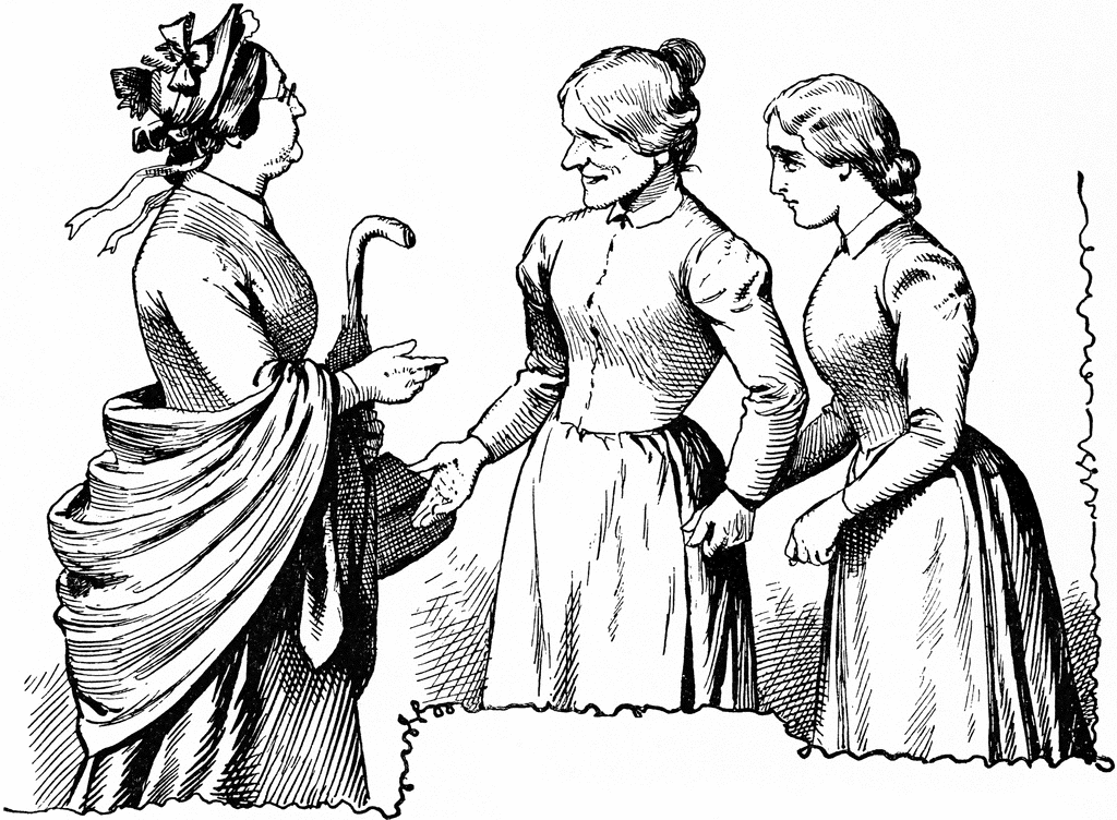 1024x752 Three Women Talking Clipart Etc