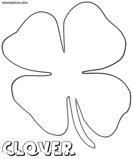 457x540 Best Of Four Leaf Clover Coloring Pages Images Four Leaf Clover