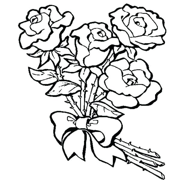 600x600 Rose Coloring Pages Online Free Of A Best Coloring Disney Book