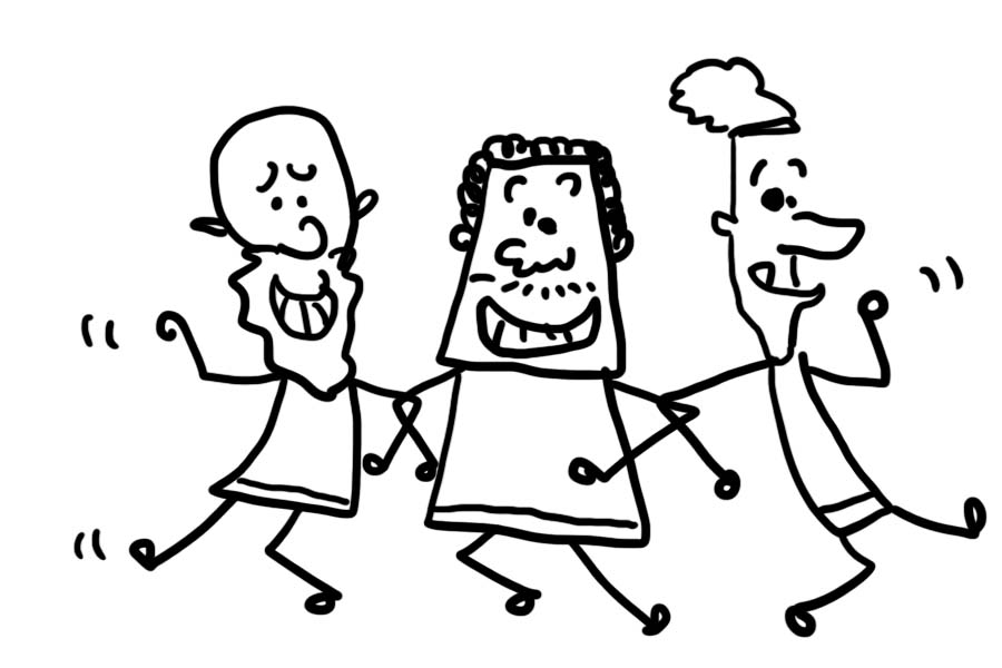900x600 Bible Cartoon The Three Wise Men