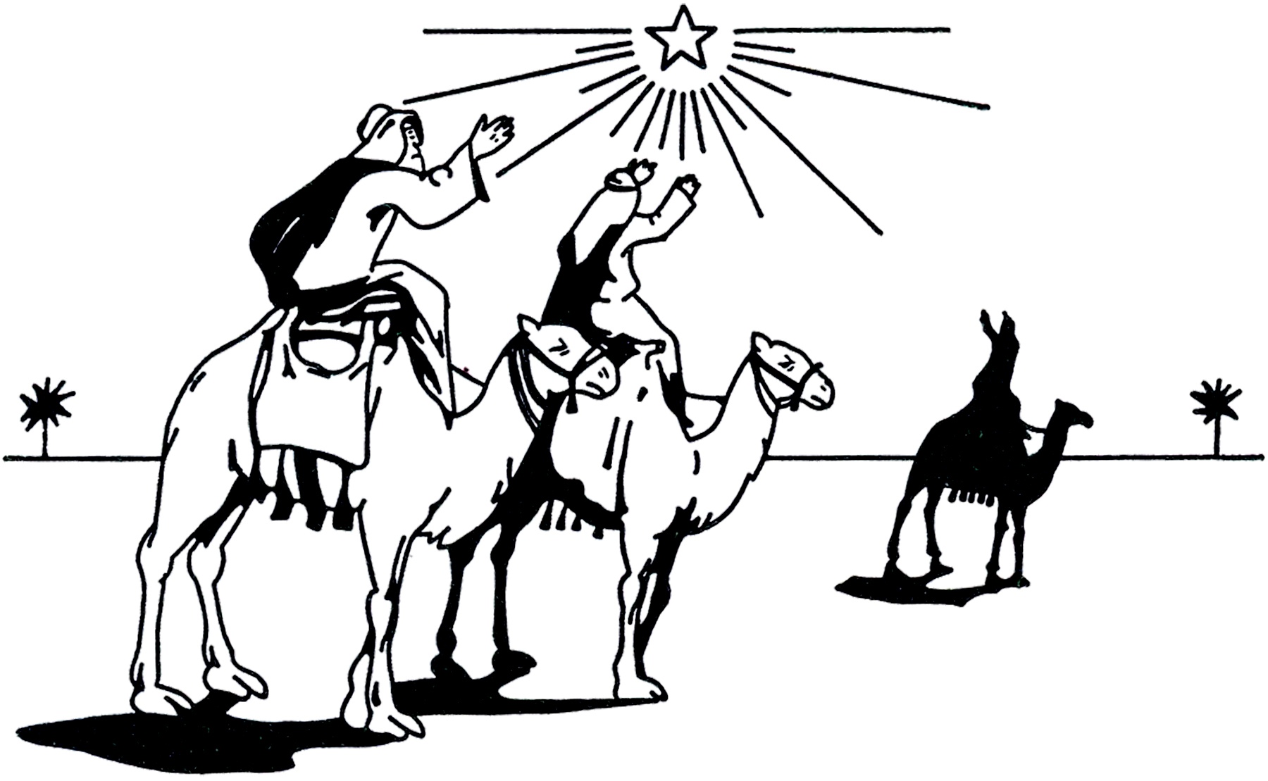 1800x1109 Vintage 3 Wise Men Image