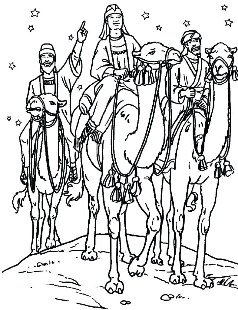 786x1024 Coloring Three Wise Men Coloring Pages Of Kings Lion King Online