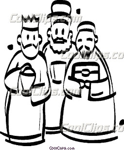 255x308 Three Wise Men Clip Art