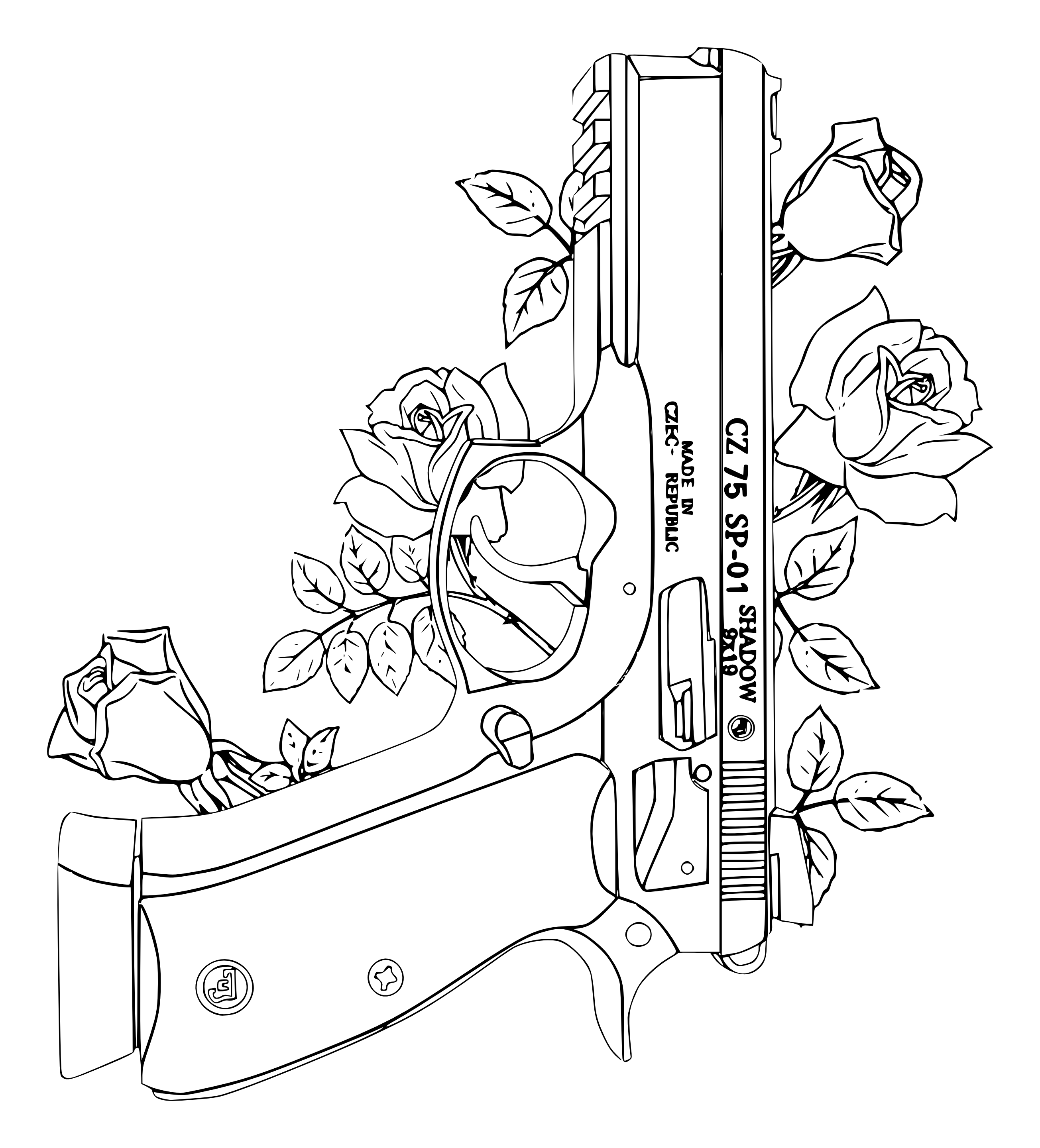 2609x2881 Cz75 Sp 01 Shadow By 357supermagnum