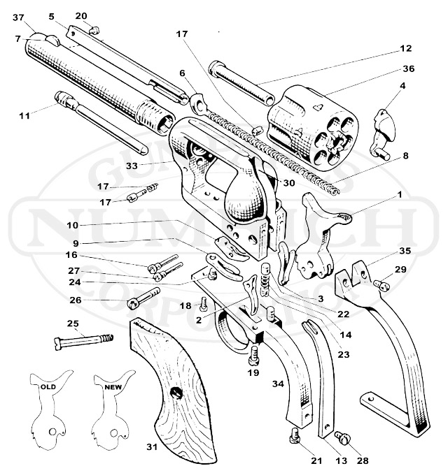 640x677 Western Marshall Schematic Numrich