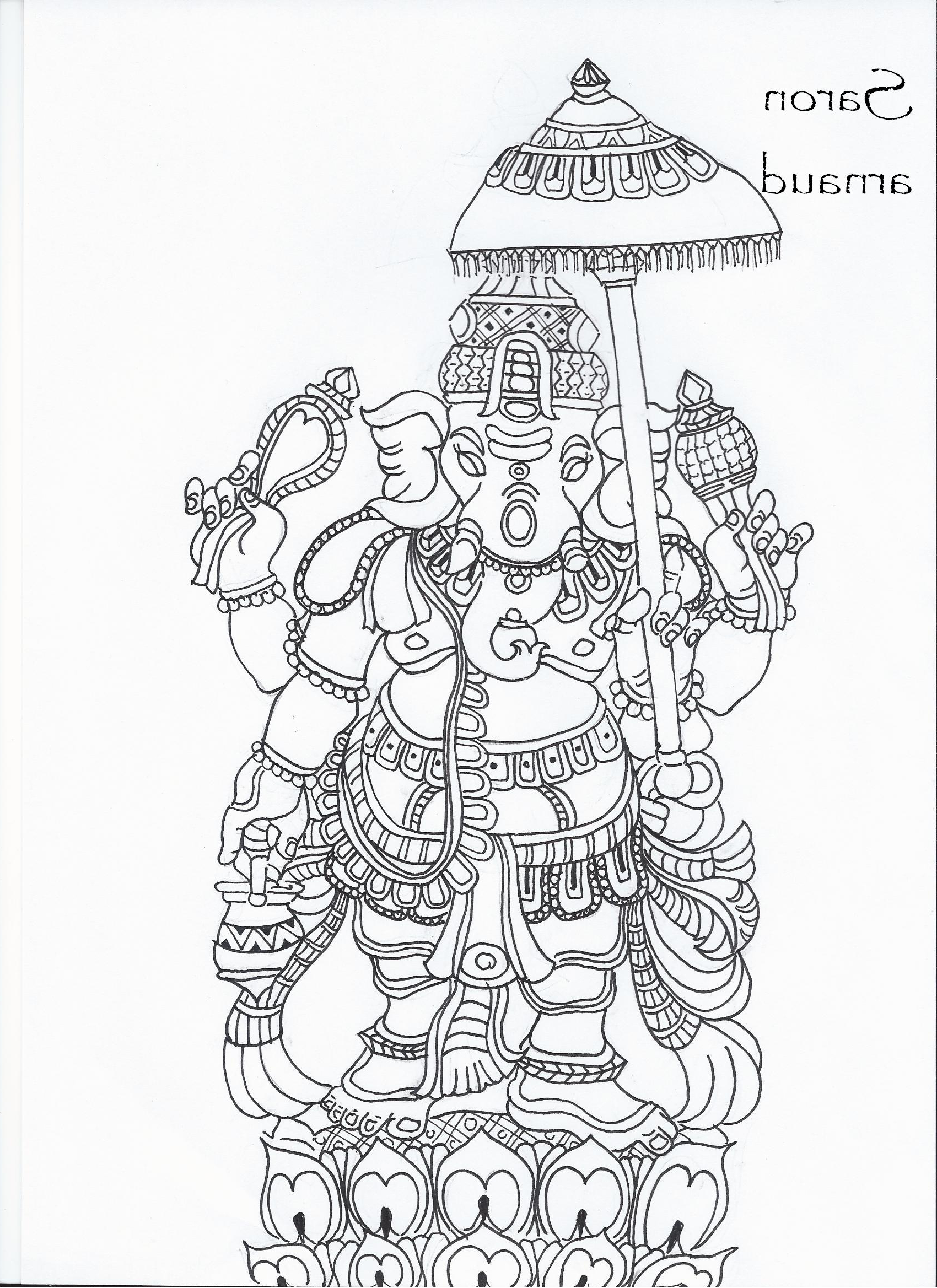 1700x2337 3d Pencil Arts Of Lord Ganesha Drawing Lord Ganesha Fine Art