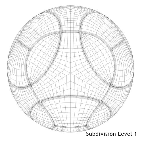 500x500 Soccer Ball Torfabrik 2014 3d Model Cgtrader